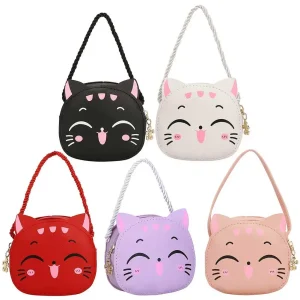 Girls Satchel Bag Cartoon Cat