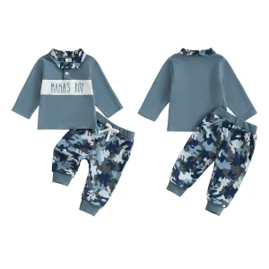 Boys Winter 2Pcs Warm Clothing Sets